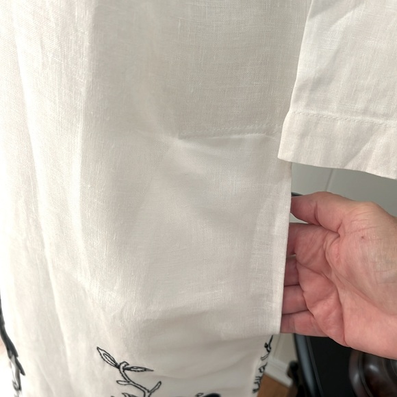 MARE ST BARTH 💯 LINEN TUNIC/BUTTON DOWN SHIRT Sz M - Picture 4 of 12